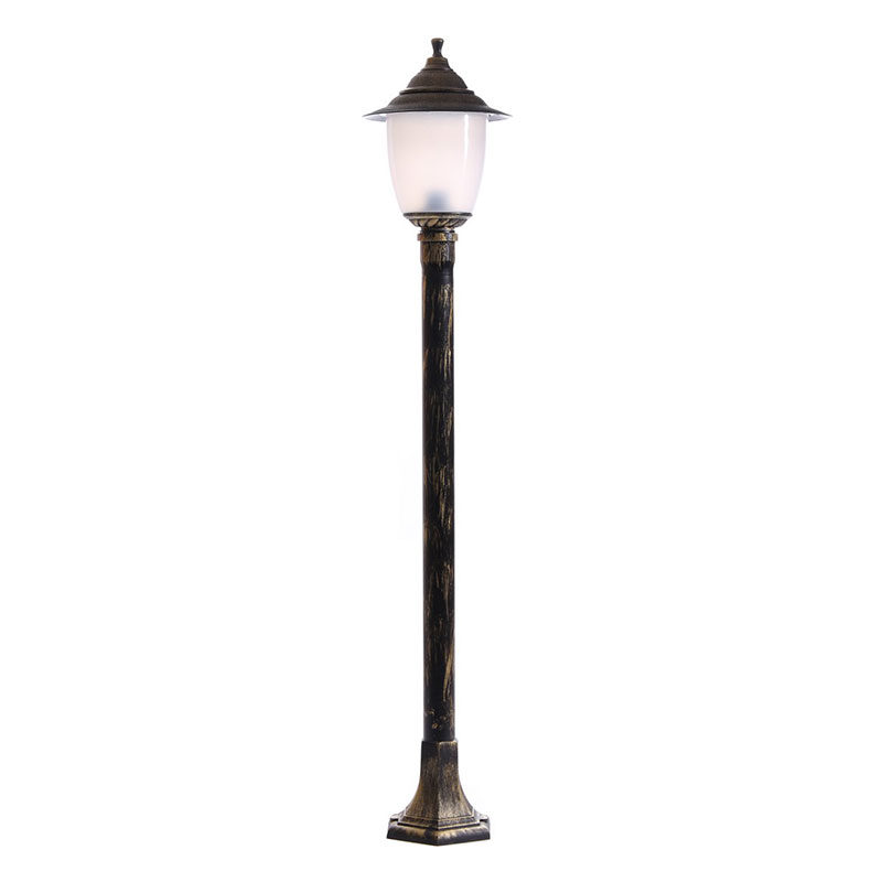 Светильник "Прага", Эл-11-73, столб, 100см, бронза изображение