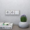 Рамка на 3 поста дымчатый стекло (код a030787) изображение