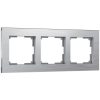 Рамка на 3 поста алюминий (код a033741) изображение
