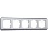 Рамка на 5 постов серебряный (код a034330) изображение
