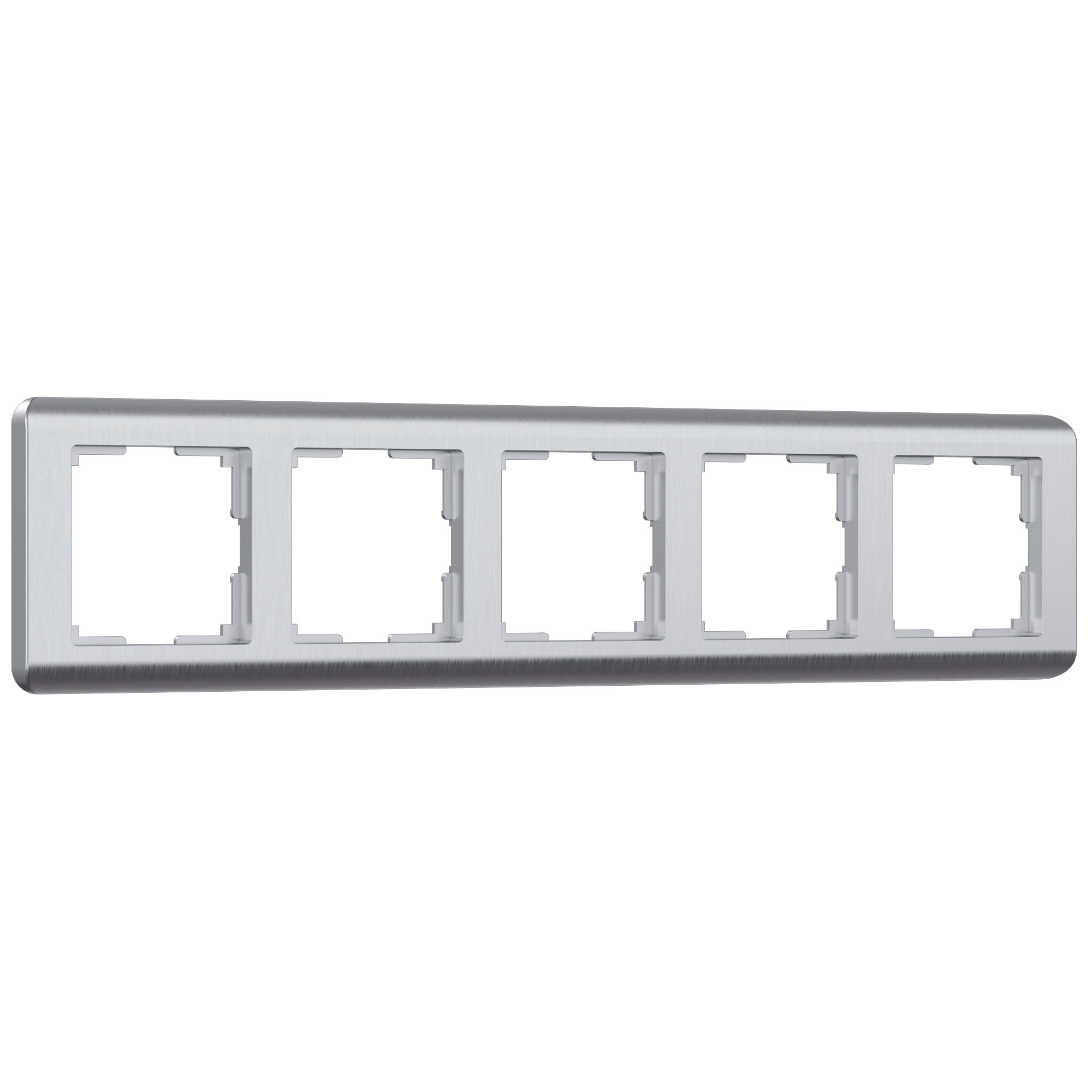 Рамка на 5 постов серебряный (код a034330) изображение