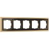Рамка на 5 постов золото/черный (код a037676) изображение