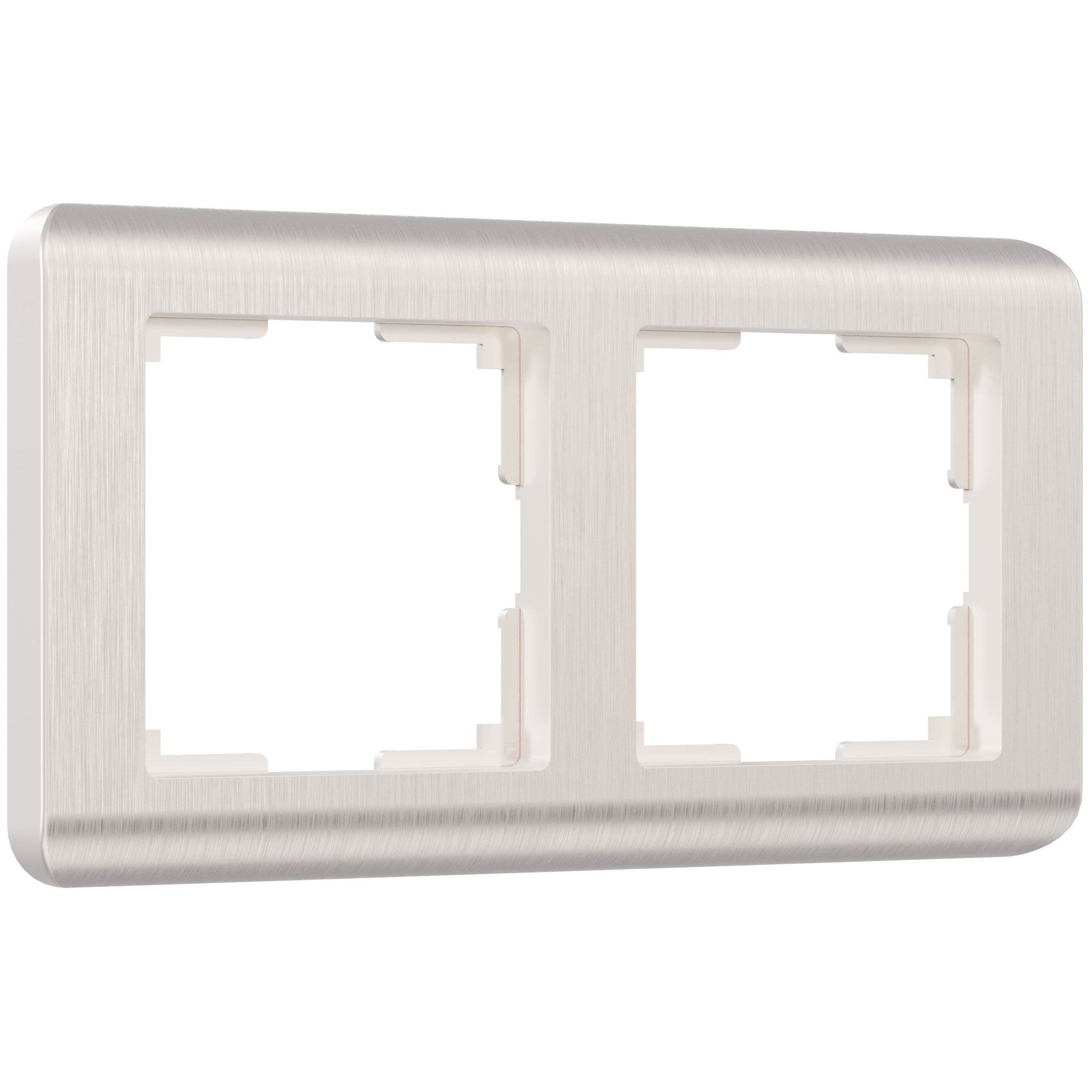 Рамка на 2 поста перламутровый (код a040876) изображение