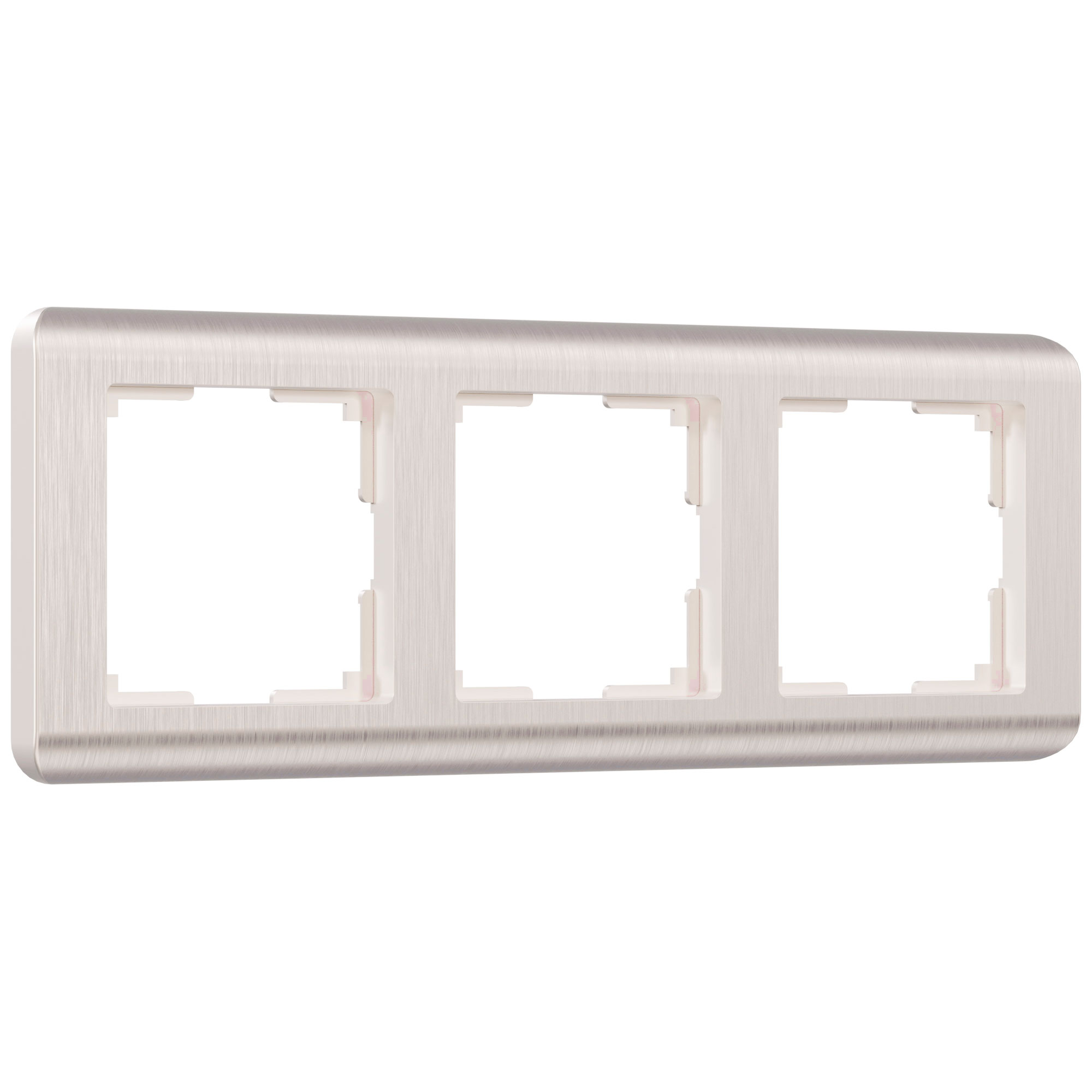 Рамка на 3 поста перламутровый (код a040877) изображение