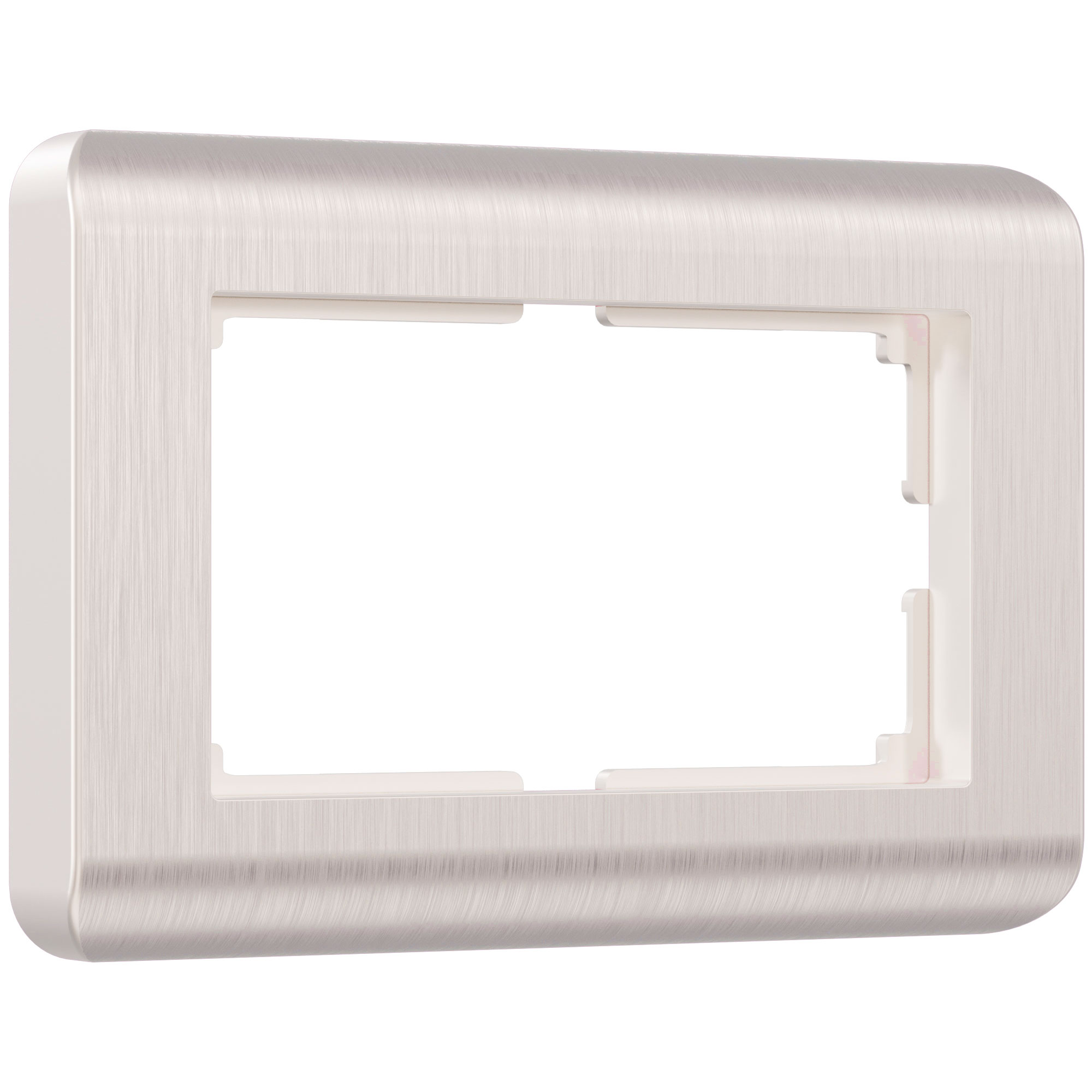 Рамка для двойной розетки перламутровый (код a041871) изображение